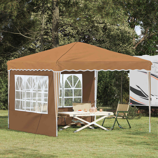 Tenda per feste a pop-up 288 x 288 x 245 cm Beige | homemem39