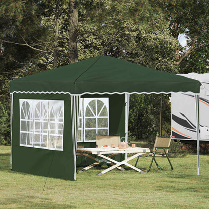 Tenda per feste a pop-up 288 x 288 x 245 cm Verde | homemem39