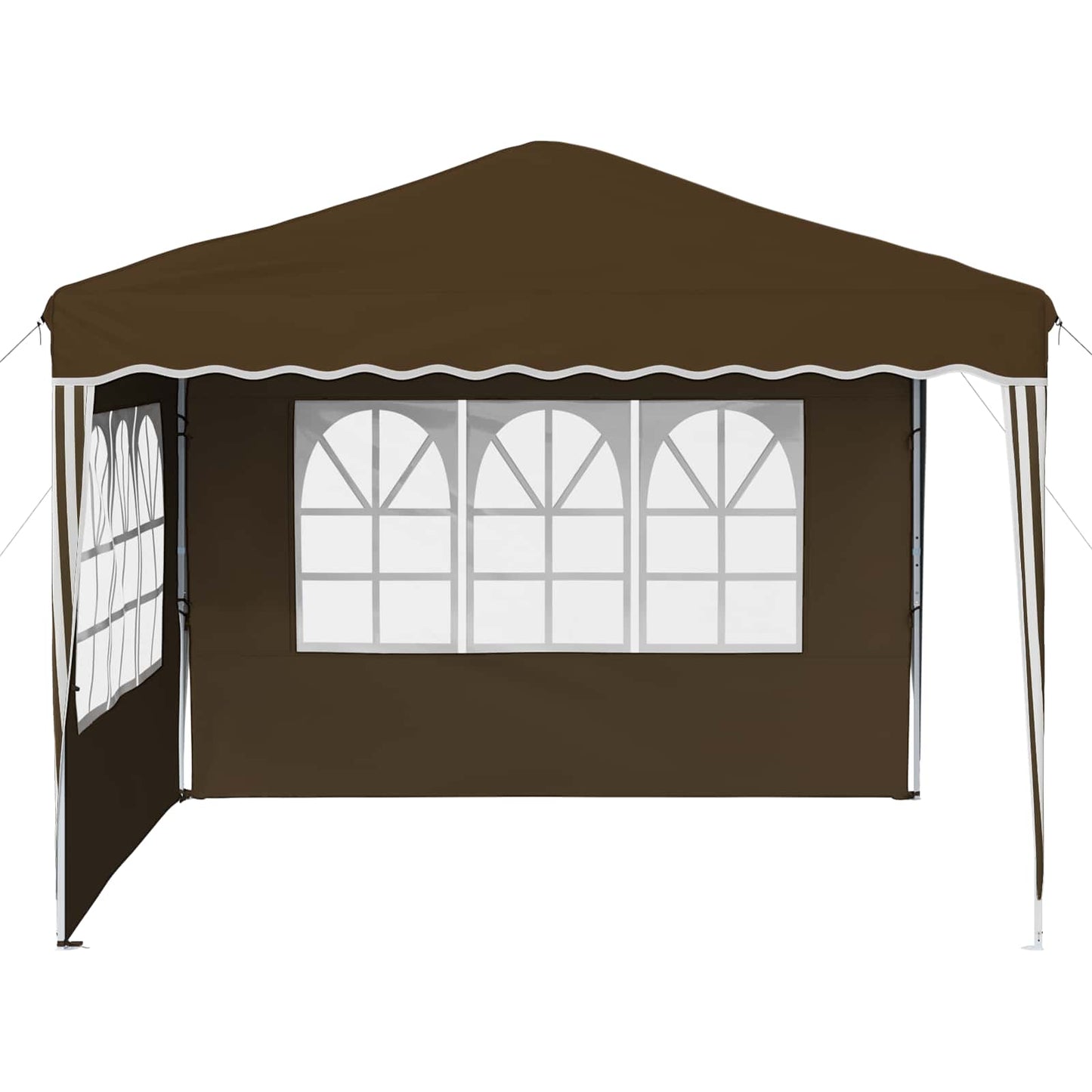 Tenda per feste a pop-up 288 x 288 x 245 cm Tortora