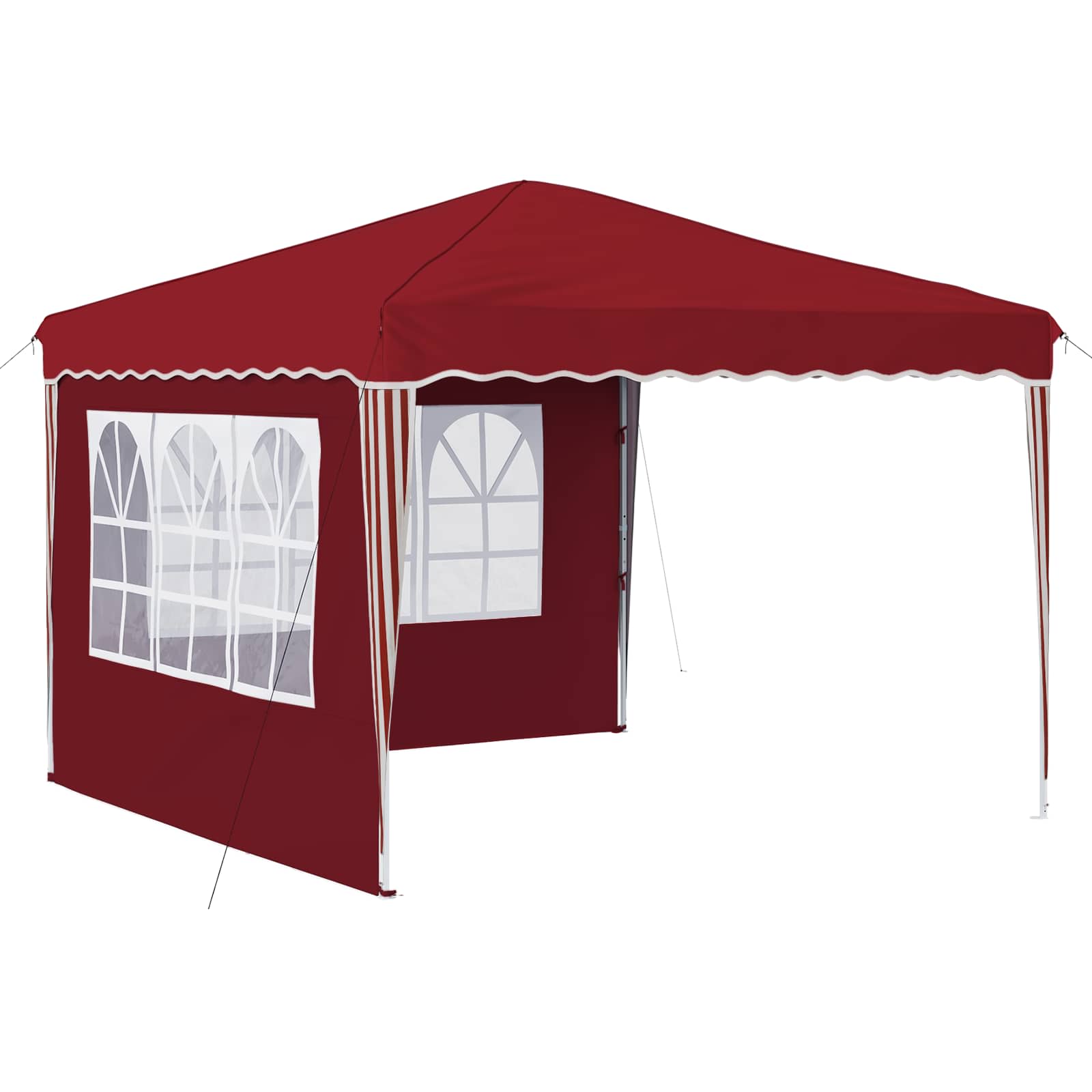 Tenda per feste a pop-up 288 x 288 x 245 cm Borgogna | homemem39