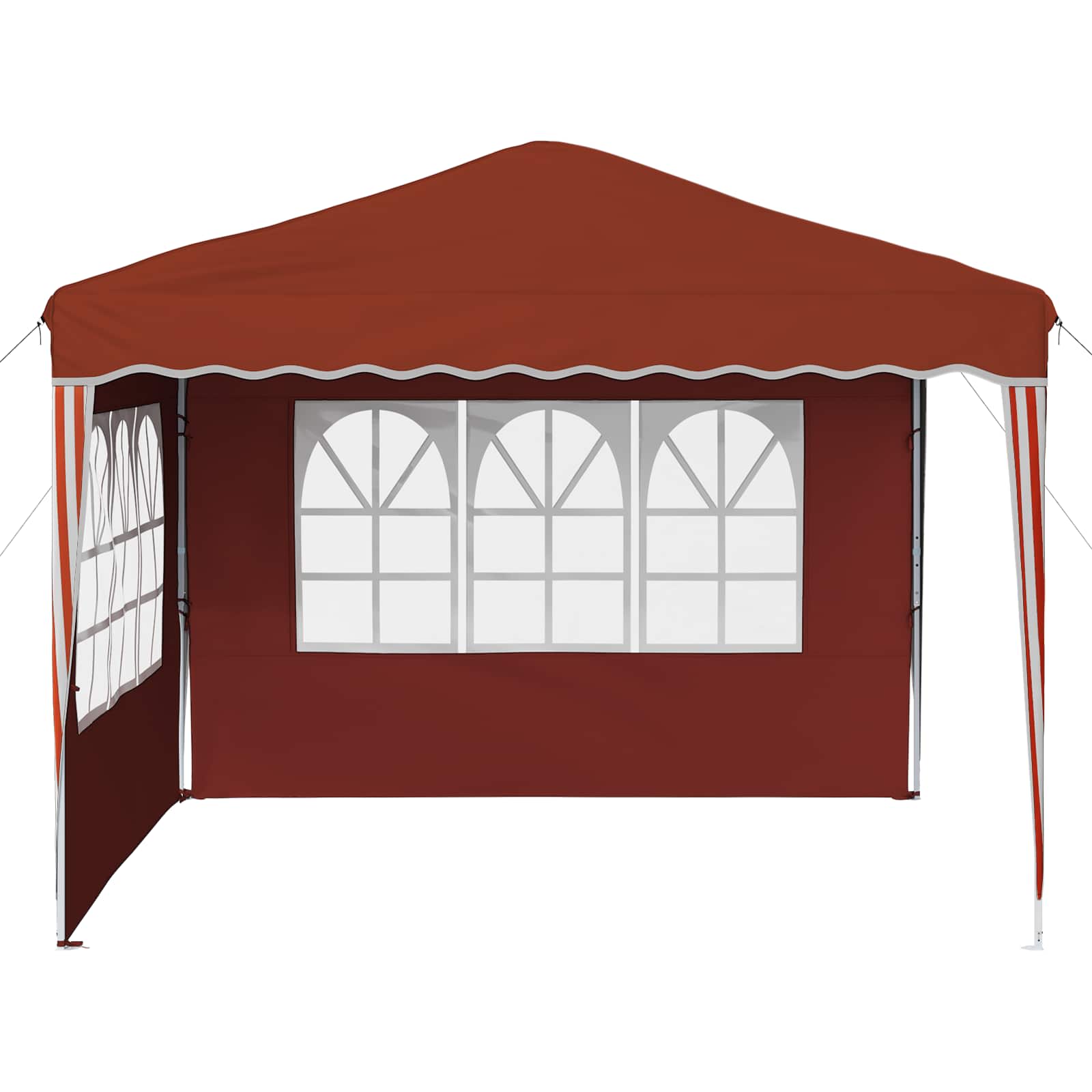 Tenda per feste a pop-up 288 x 288 x 245 cm Terracotta | homemem39