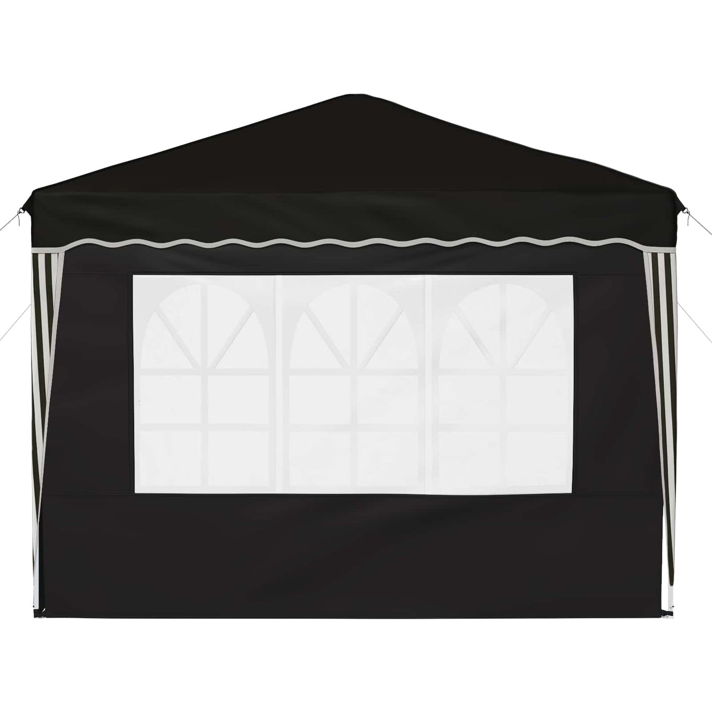Tenda per feste a pop-up 288 x 288 x 245 cm Nero Tessuto Oxford | homemem39