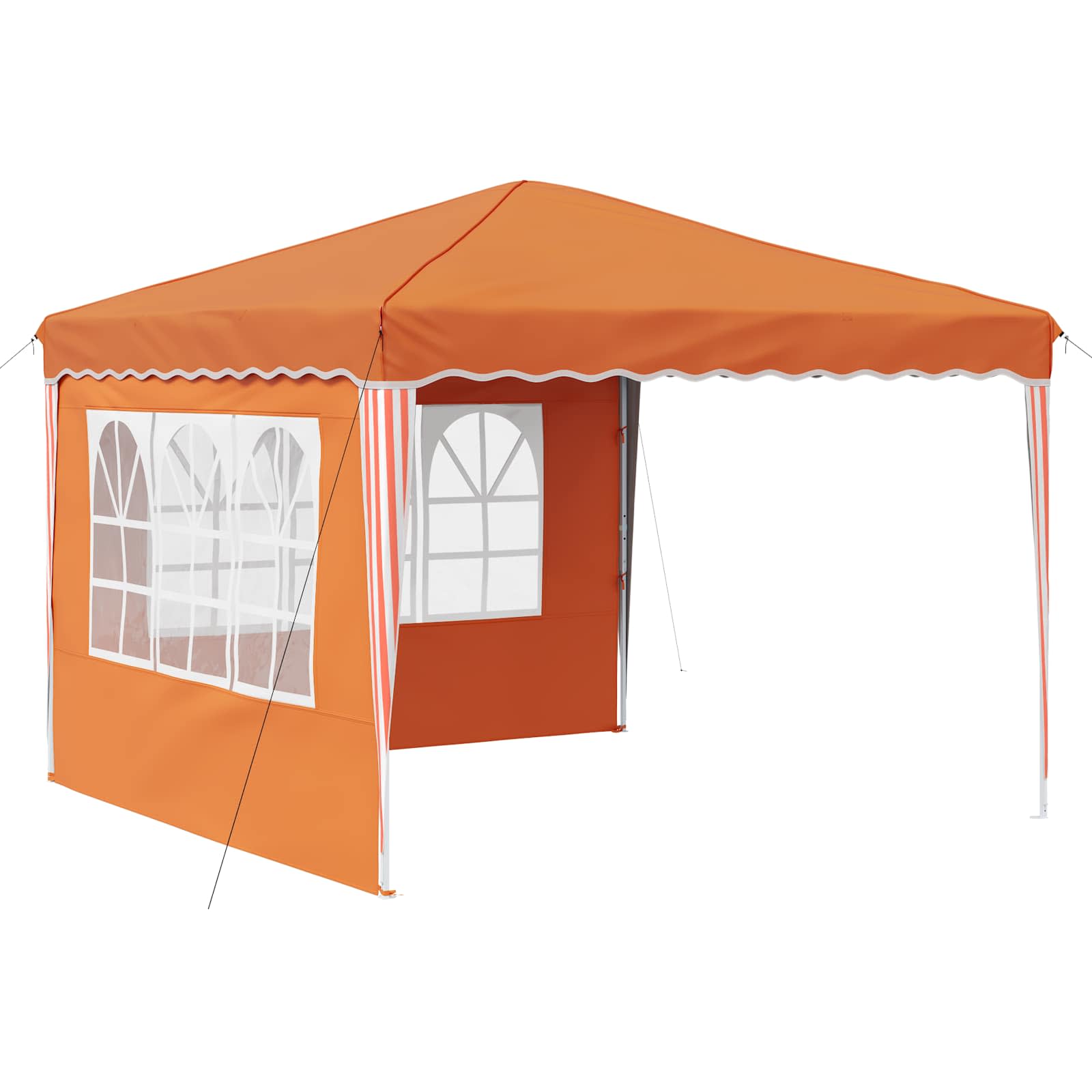 Tenda per feste a pop-up 288 x 288 x 245 cm Arancione | homemem39