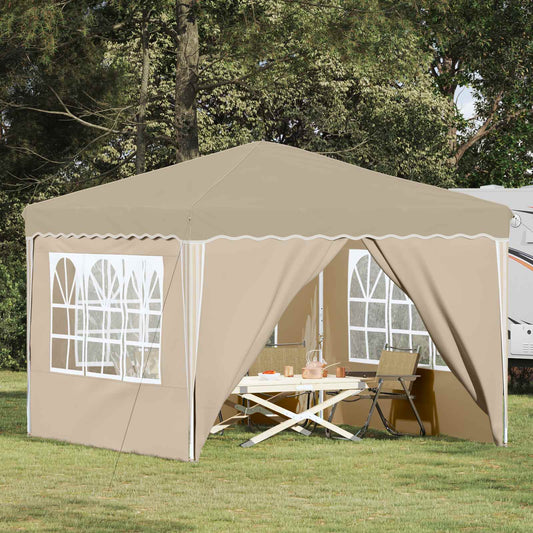 Tenda per feste a pop-up 288 x 288 x 245 cm Crema | homemem39