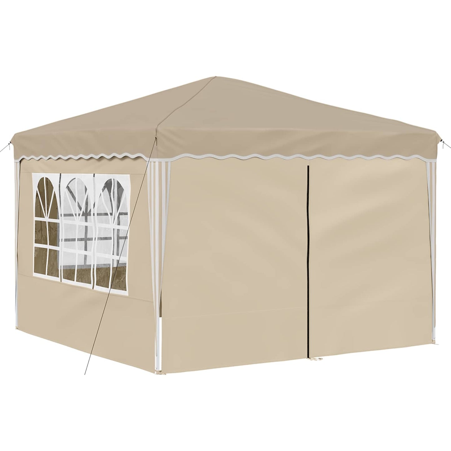 Tenda per feste a pop-up 288 x 288 x 245 cm Crema | homemem39