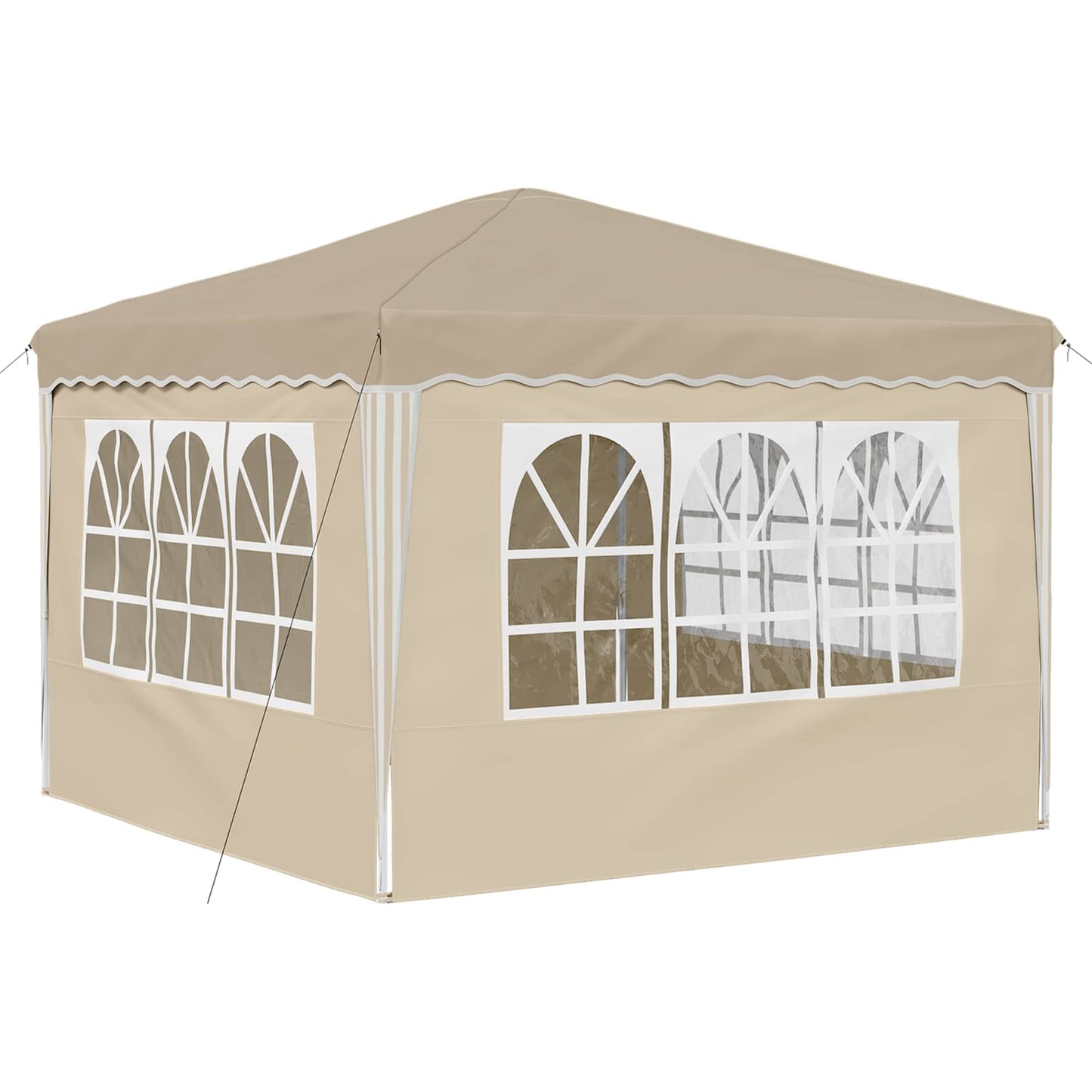 Tenda per feste a pop-up 288 x 288 x 245 cm Crema | homemem39