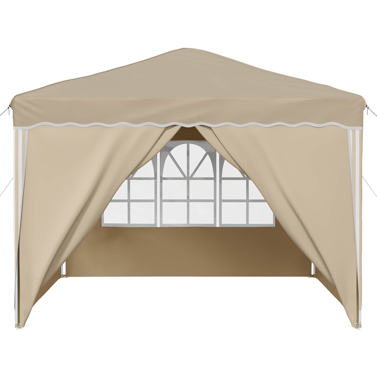 Tenda per feste a pop-up 288 x 288 x 245 cm Crema | homemem39
