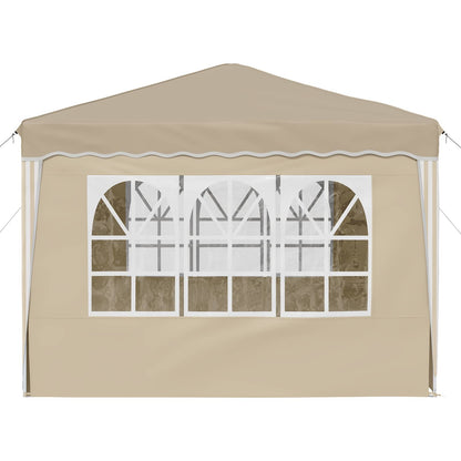 Tenda per feste a pop-up 288 x 288 x 245 cm Crema | homemem39