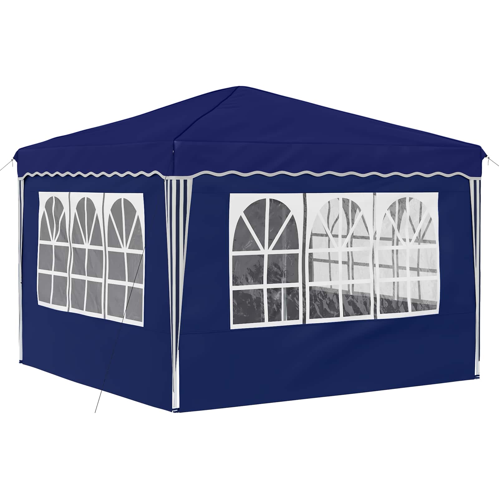 Tenda per feste a pop-up 288 x 288 x 245 cm Blu Tessuto Oxford | homemem39