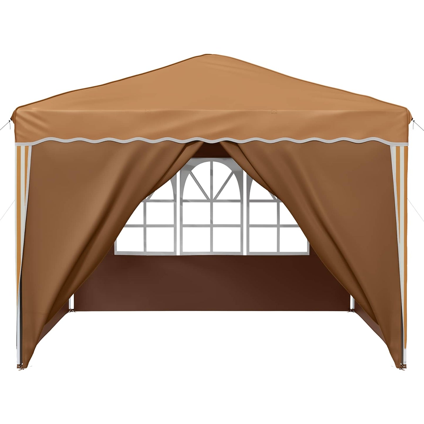 Tenda per feste a pop-up 288 x 288 x 245 cm Beige
