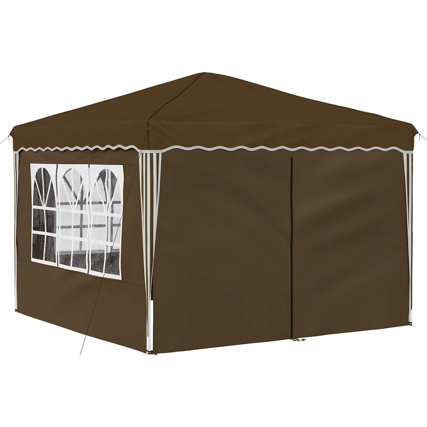 Tenda per feste a pop-up 288 x 288 x 245 cm Tortora