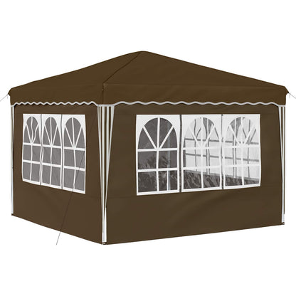 Tenda per feste a pop-up 288 x 288 x 245 cm Tortora | homemem39
