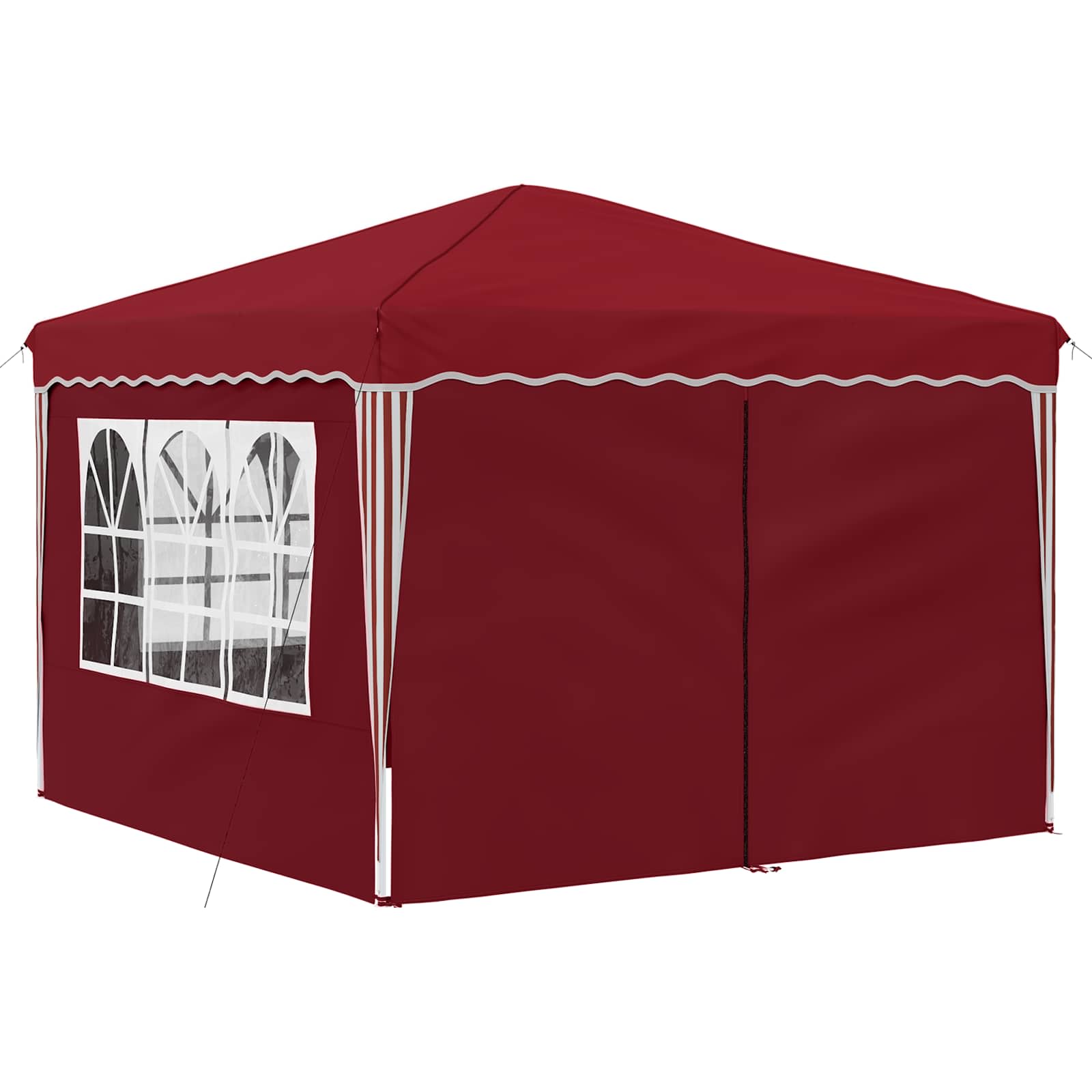 Tenda per feste a pop-up 288 x 288 x 245 cm Borgogna | homemem39