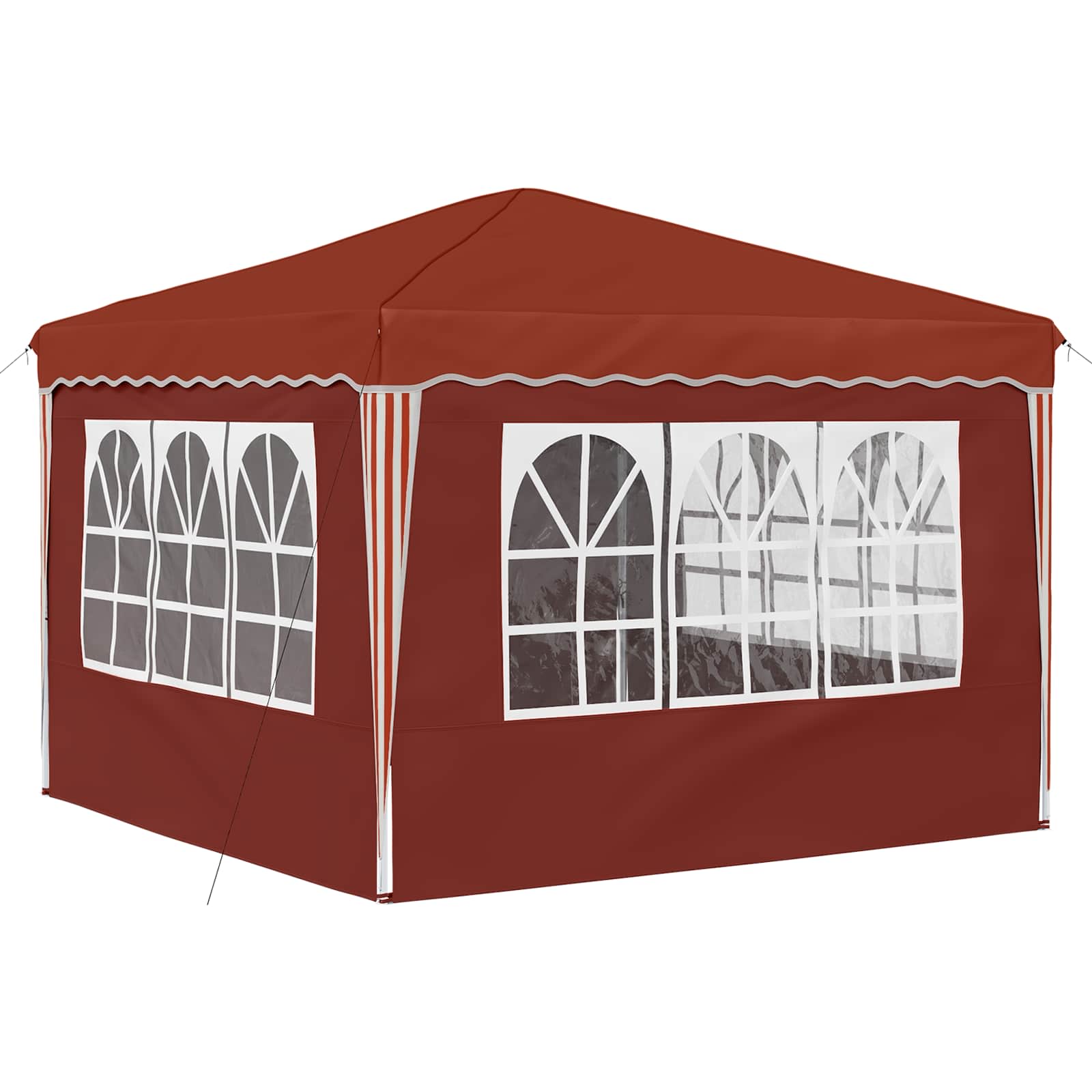 Tenda per feste a pop-up 288 x 288 x 245 cm Terracotta | homemem39