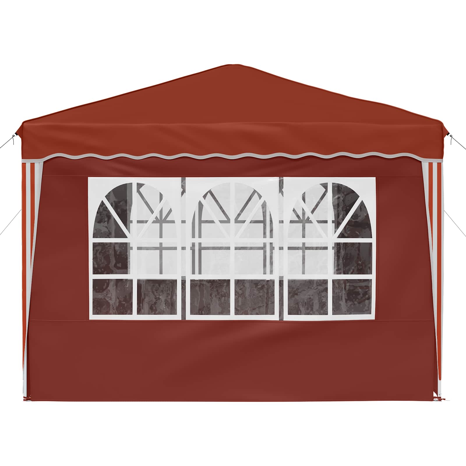 Tenda per feste a pop-up 288 x 288 x 245 cm Terracotta | homemem39