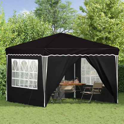 Tenda per feste a pop-up 288 x 288 x 245 cm Nero Tessuto Oxford