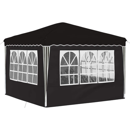Tenda per feste a pop-up 288 x 288 x 245 cm Nero Tessuto Oxford | homemem39