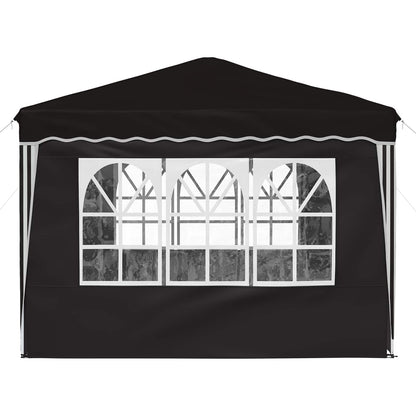 Tenda per feste a pop-up 288 x 288 x 245 cm Nero Tessuto Oxford