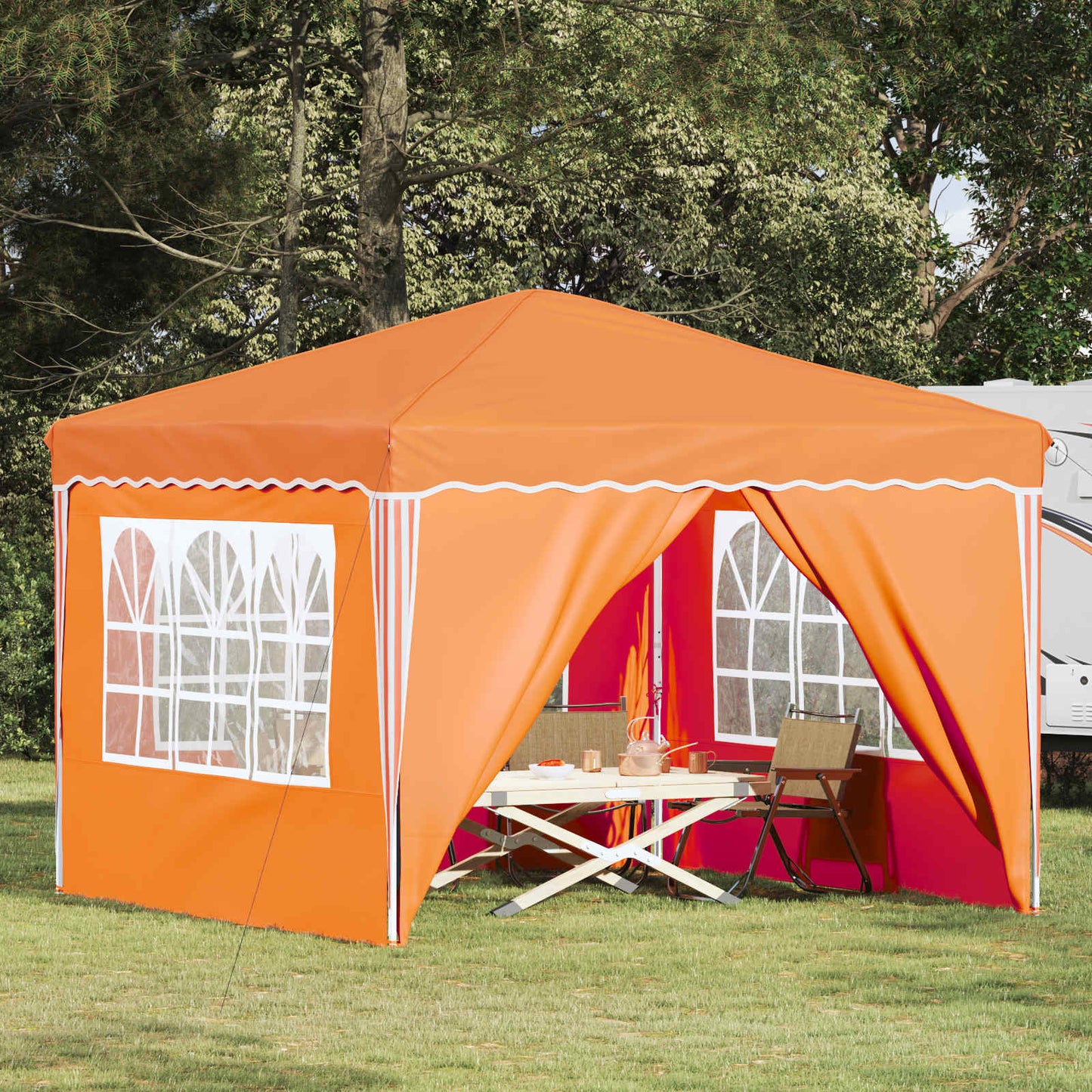 Tenda per feste a pop-up 288 x 288 x 245 cm Arancione | homemem39