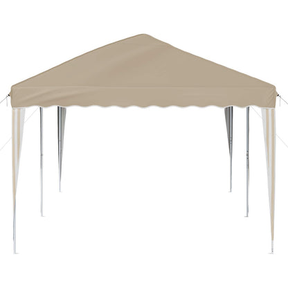 Tenda per feste a pop-up 575 x 290 x 245 cm Crema