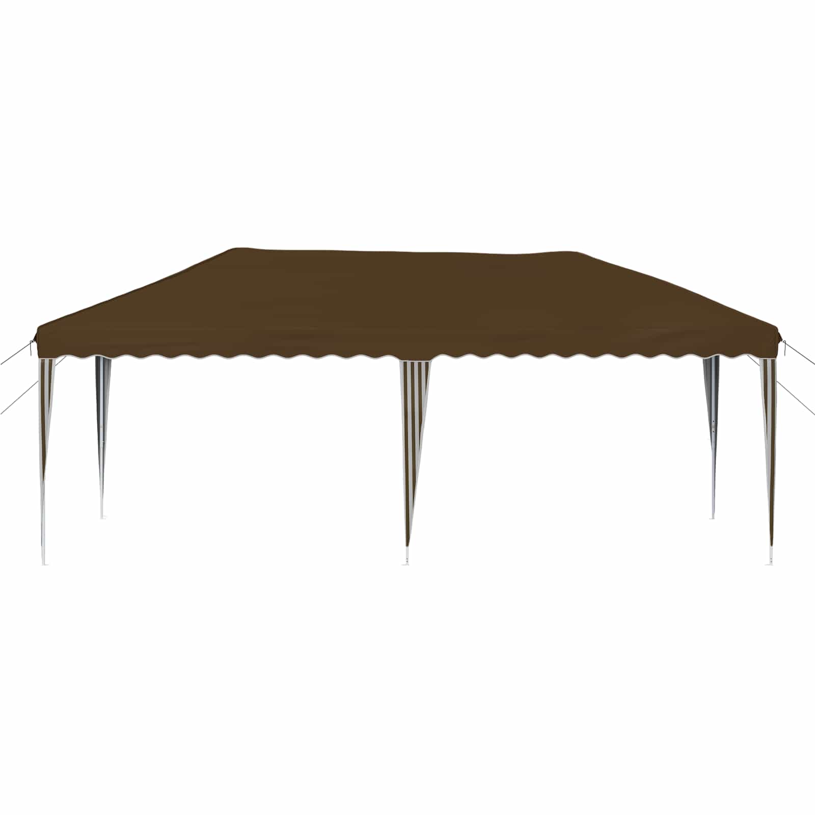 Tenda per feste a pop-up 575 x 290 x 245 cm Tortora | homemem39