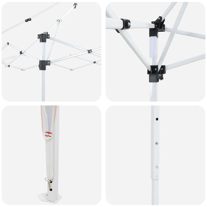 Tenda per feste a pop-up 575 x 290 x 245 cm Terracotta | homemem39