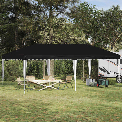 Tenda per feste a pop-up 575 x 290 x 245 cm Nero | homemem39