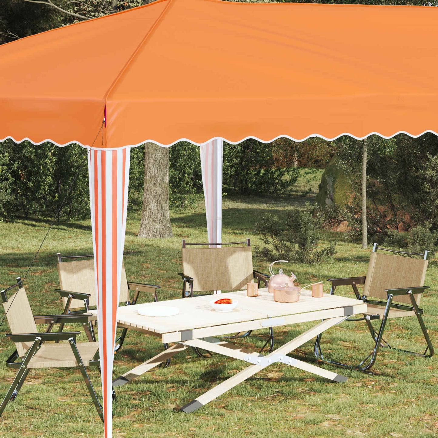 Tenda per feste a pop-up 575 x 290 x 245 cm Arancione | homemem39