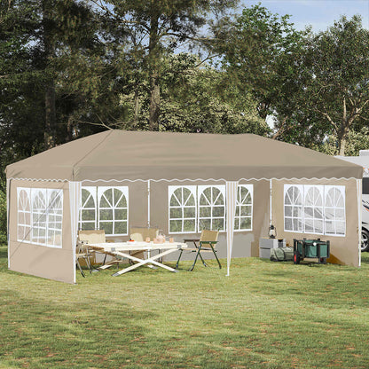 Tenda per feste a pop-up 575 x 289 x 245 cm Crema | homemem39