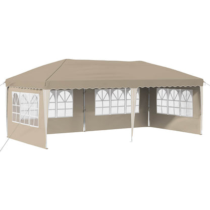 Tenda per feste a pop-up 575 x 289 x 245 cm Crema | homemem39