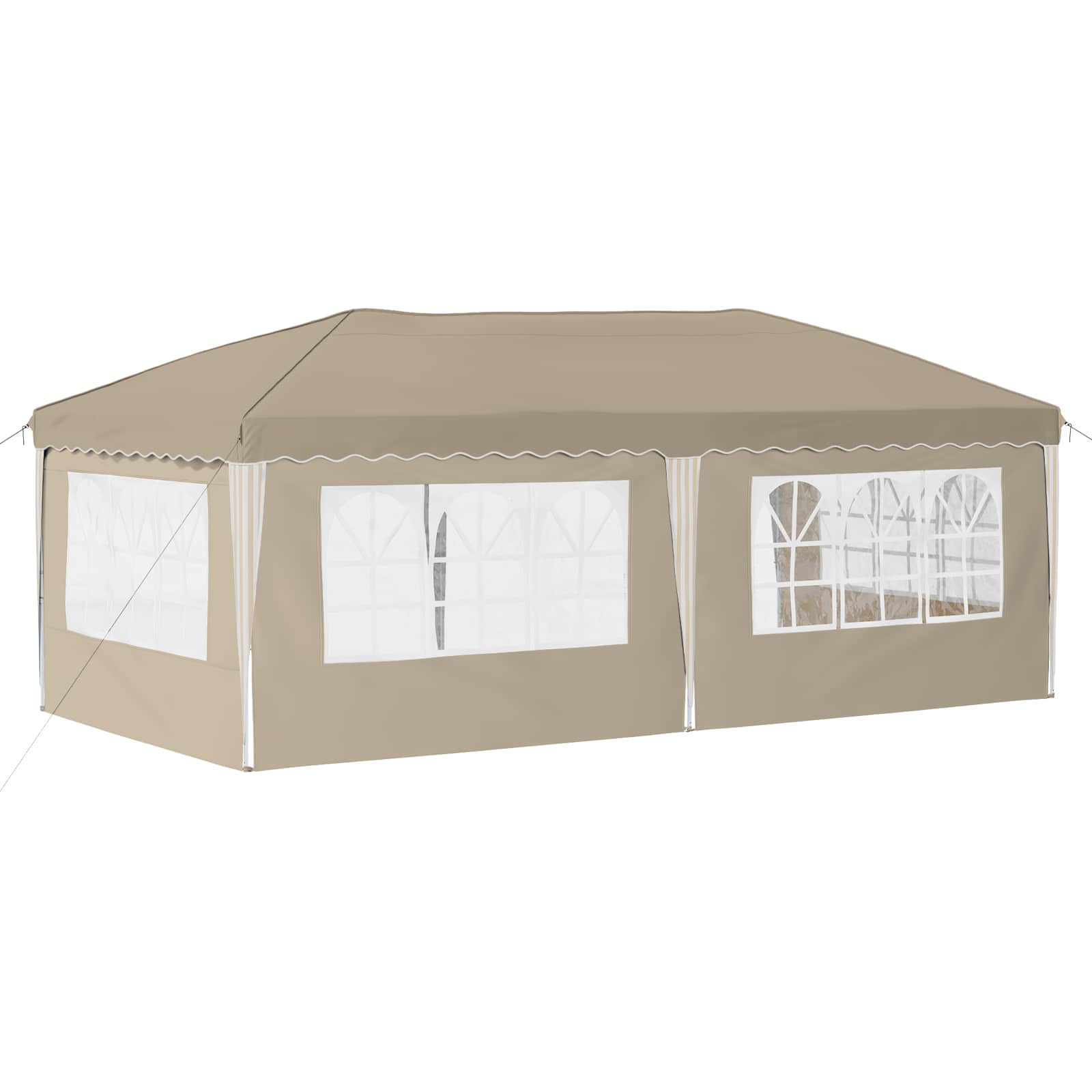 Tenda per feste a pop-up 575 x 289 x 245 cm Crema | homemem39
