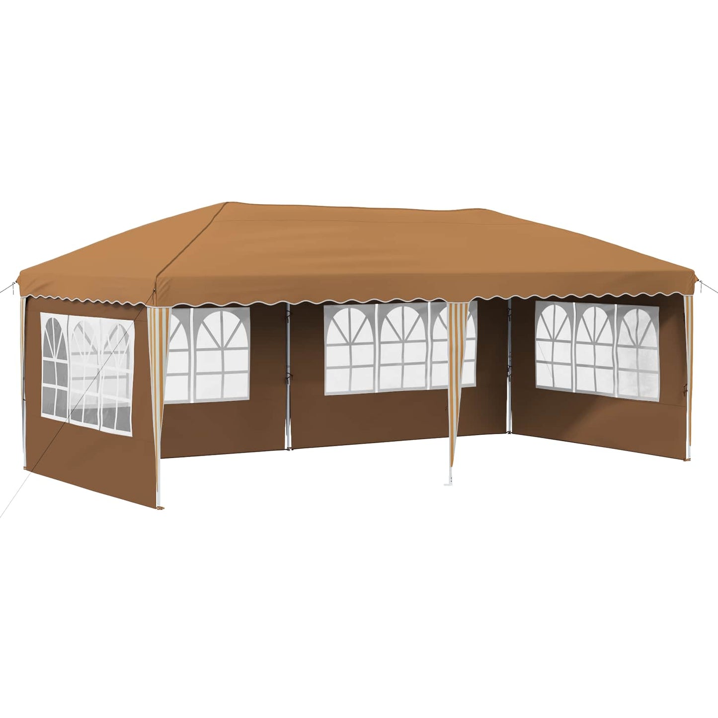 Tenda per feste a pop-up 575 x 289 x 245 cm Beige | homemem39