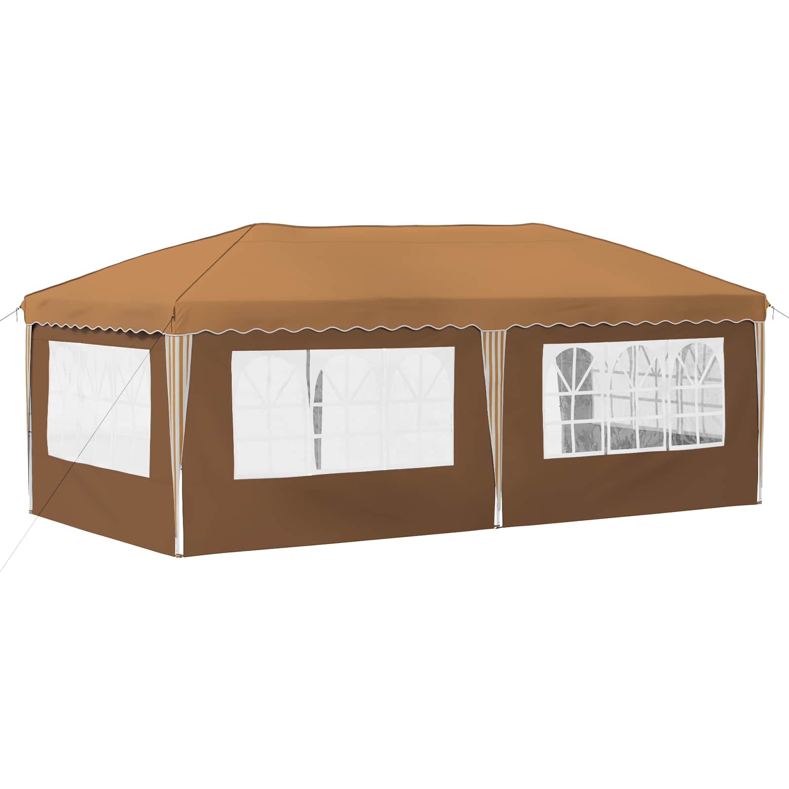 Tenda per feste a pop-up 575 x 289 x 245 cm Beige | homemem39