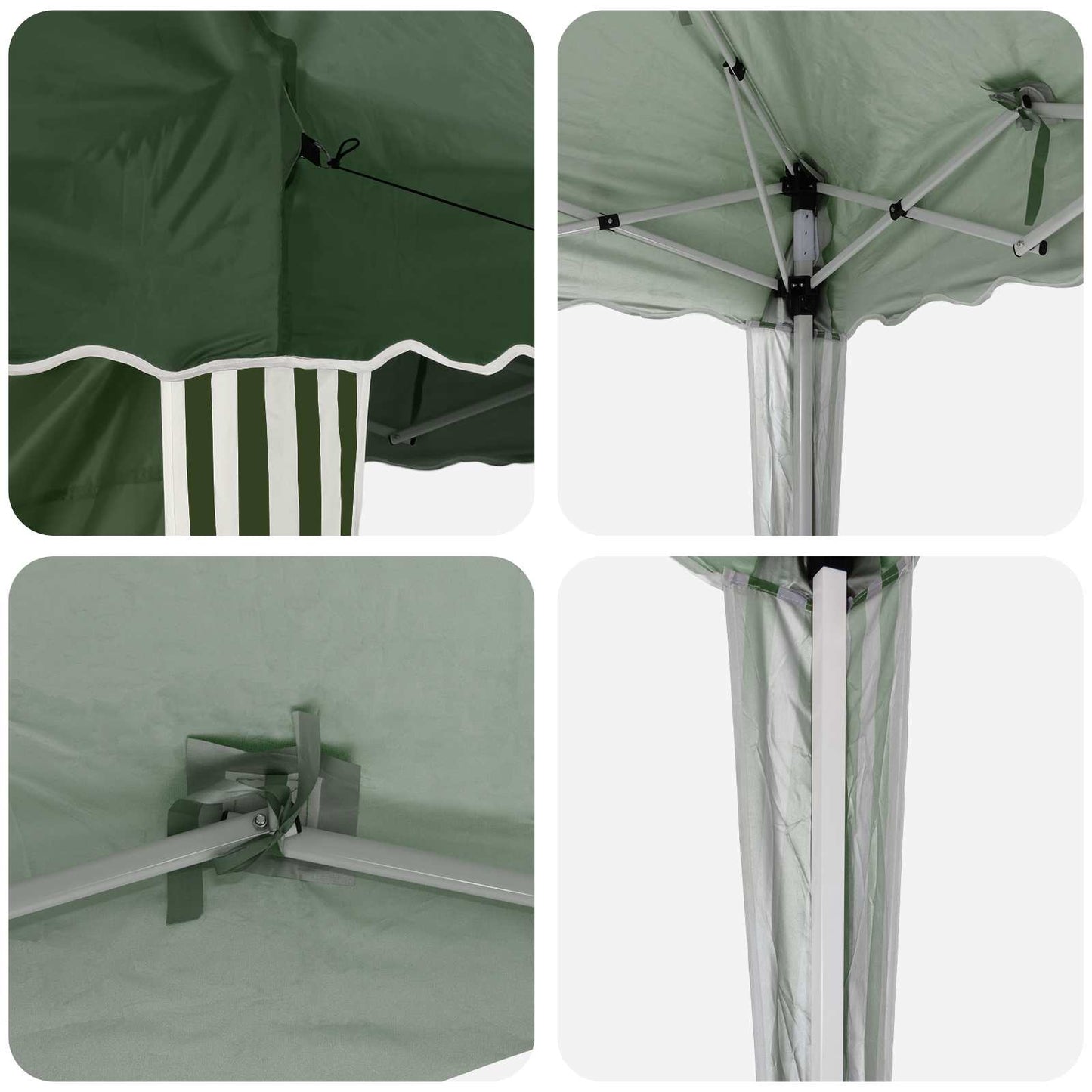 Tenda per feste a pop-up 575 x 289 x 245 cm Verde | homemem39