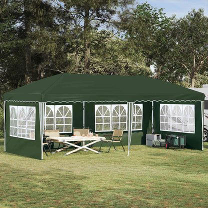 Tenda per feste a pop-up 575 x 289 x 245 cm Verde | homemem39