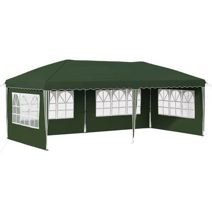 Tenda per feste a pop-up 575 x 289 x 245 cm Verde | homemem39