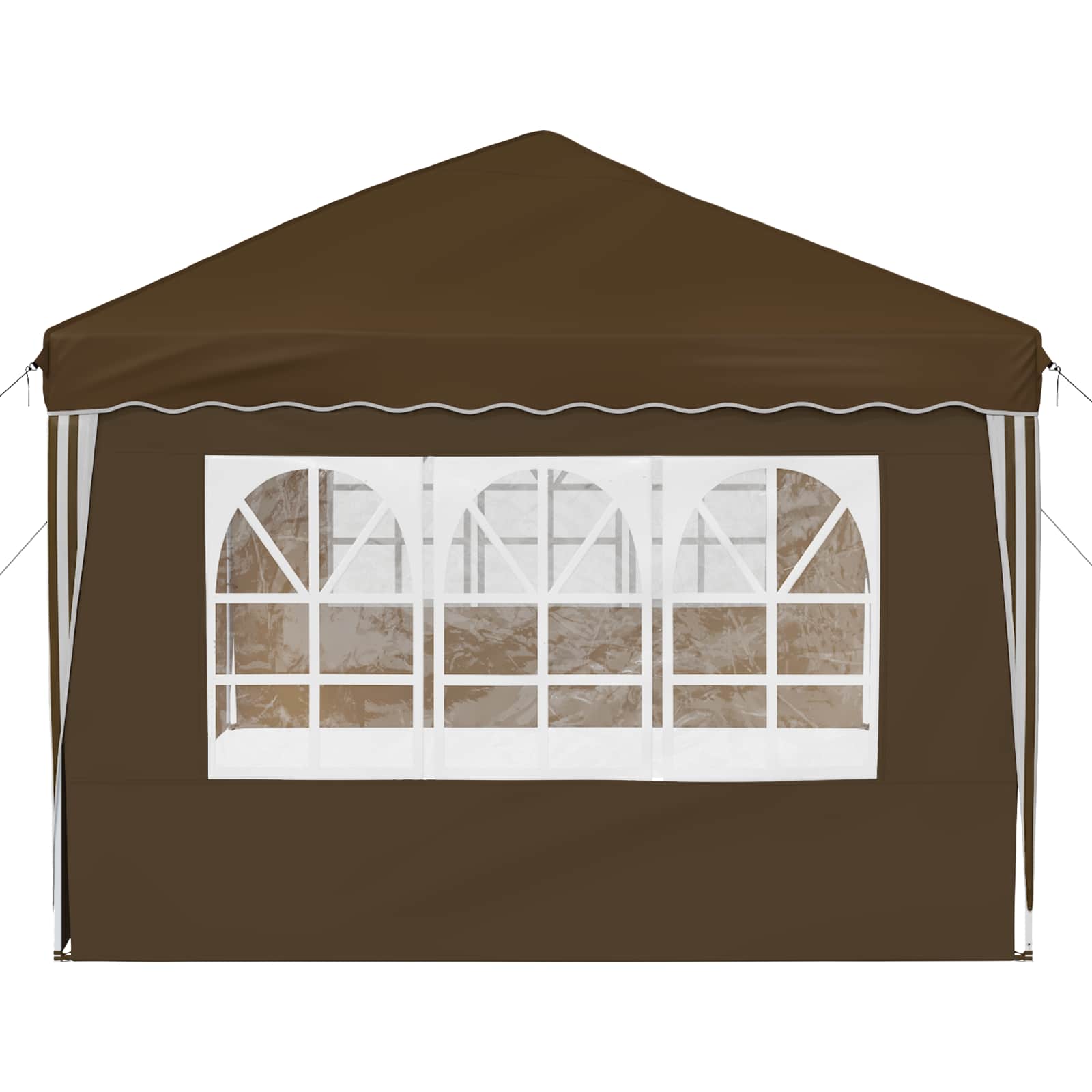 Tenda per feste a pop-up 575 x 289 x 245 cm Tortora | homemem39