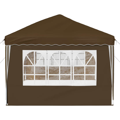 Tenda per feste a pop-up 575 x 289 x 245 cm Tortora | homemem39