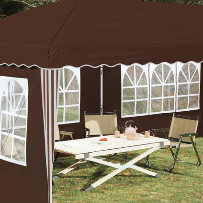 Tenda per feste a pop-up 575 x 289 x 245 cm Marrone | homemem39