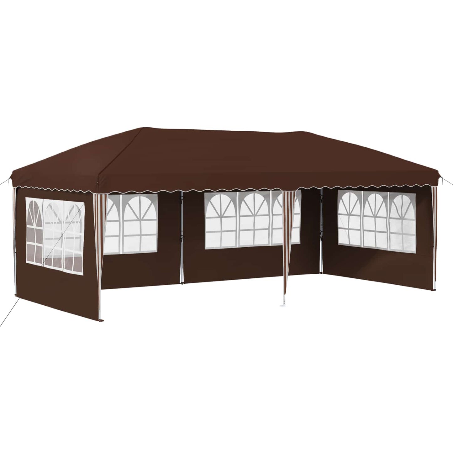 Tenda per feste a pop-up 575 x 289 x 245 cm Marrone | homemem39