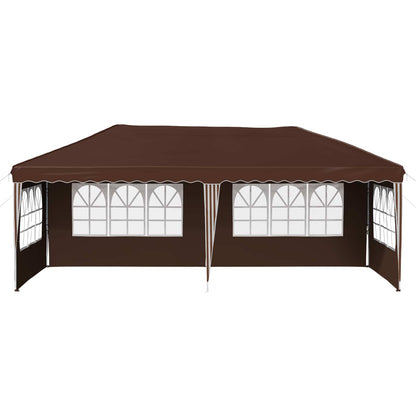 Tenda per feste a pop-up 575 x 289 x 245 cm Marrone | homemem39