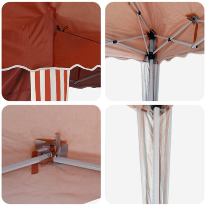 Tenda per feste a pop-up 575 x 289 x 245 cm Terracotta | homemem39