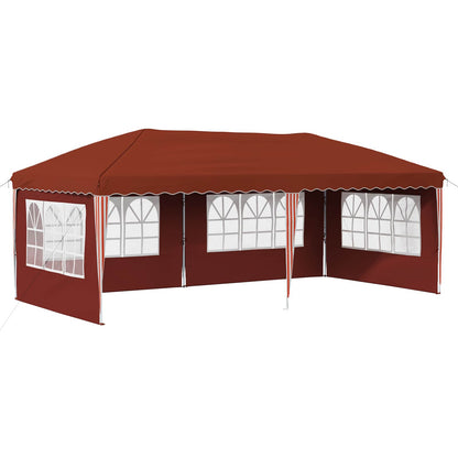 Tenda per feste a pop-up 575 x 289 x 245 cm Terracotta | homemem39