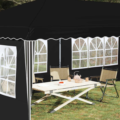 Tenda per feste a pop-up 575 x 289 x 245 cm Nero | homemem39