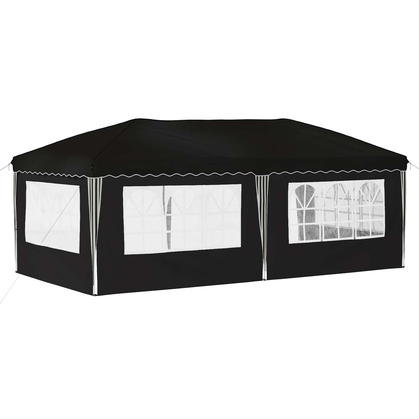 Tenda per feste a pop-up 575 x 289 x 245 cm Nero | homemem39