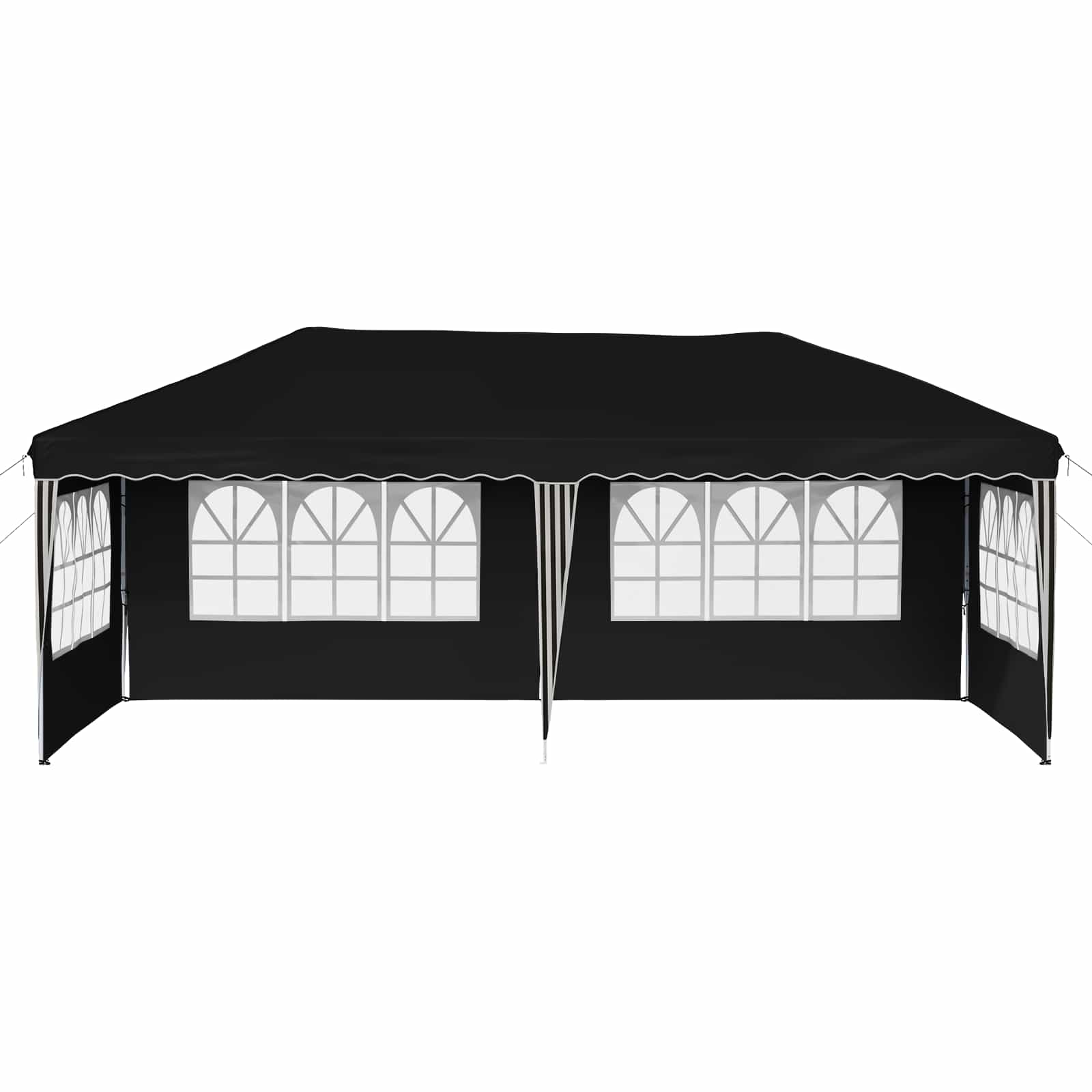 Tenda per feste a pop-up 575 x 289 x 245 cm Nero | homemem39