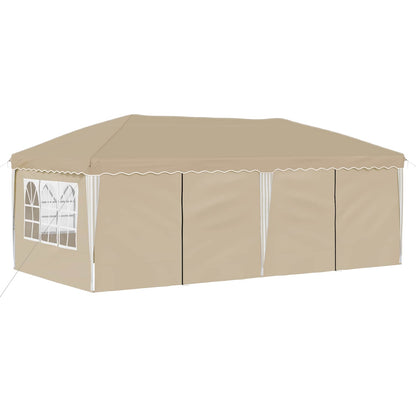 Tenda per feste a pop-up 575 x 288 x 245 cm Crema | homemem39