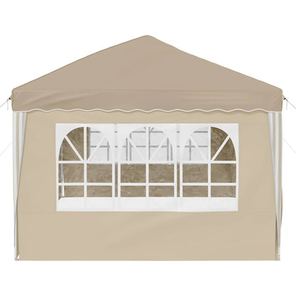 Tenda per feste a pop-up 575 x 288 x 245 cm Crema