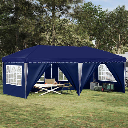 Tenda per feste a pop-up 575 x 288 x 245 cm Blu
