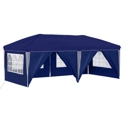 Tenda per feste a pop-up 575 x 288 x 245 cm Blu | homemem39